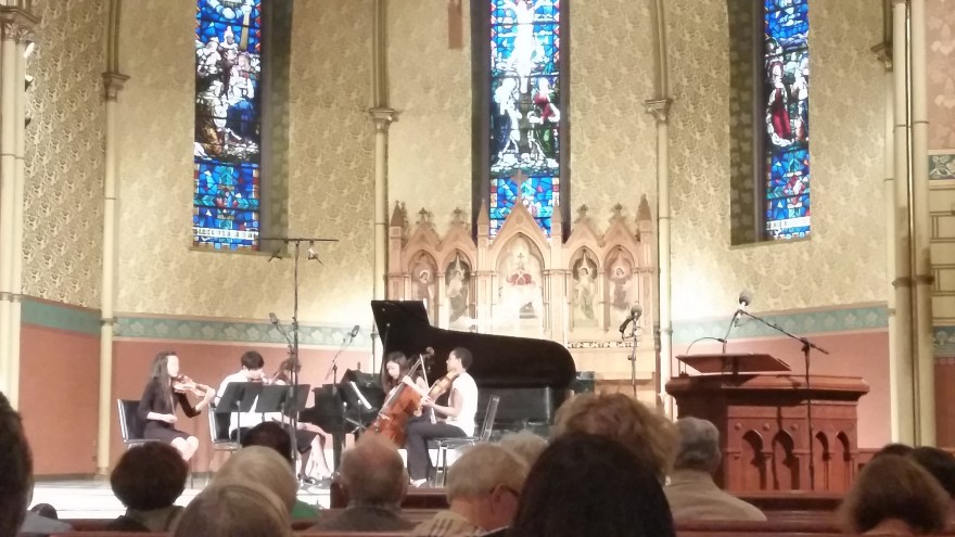 150707- St James Cathedral - Piano Quintet:Photo by Drumnmike