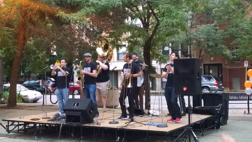 150708-Four Star Brass Band - North Center:Photo By Drumnmike